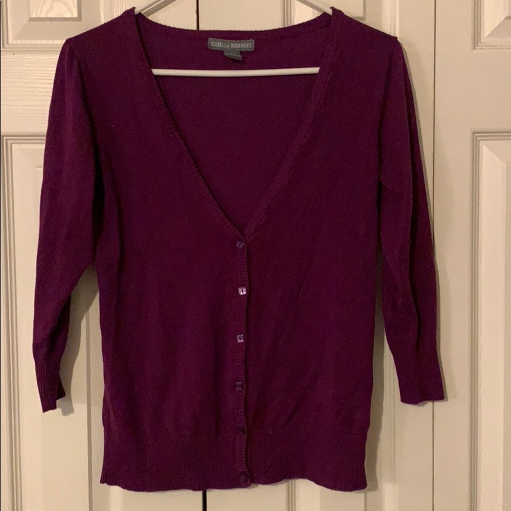 Plum sweater